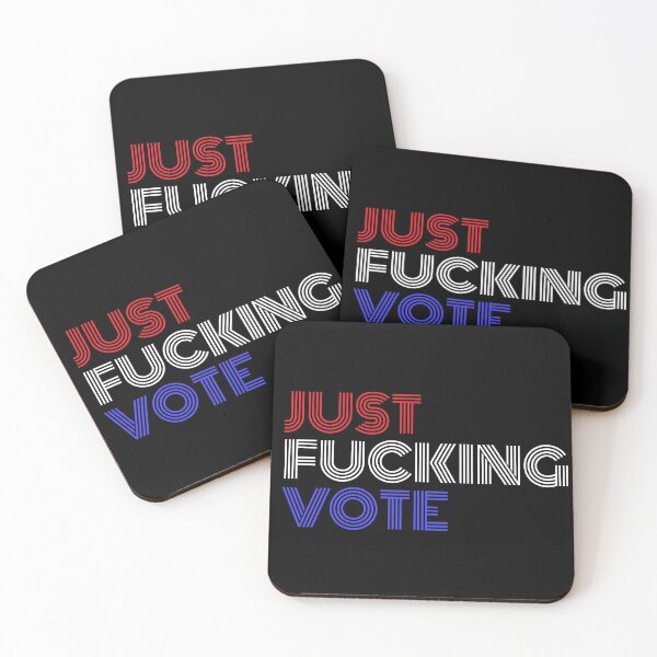 Item preview, Copy of Just Fucking Vote designed and sold by House Sparrow.