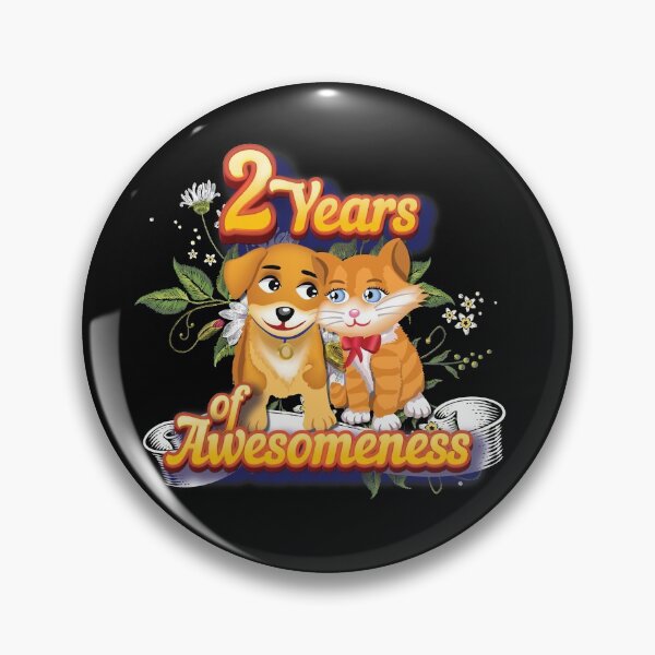 Item preview, 2 years of awesomeness! designed and sold by Cutebutfunny.