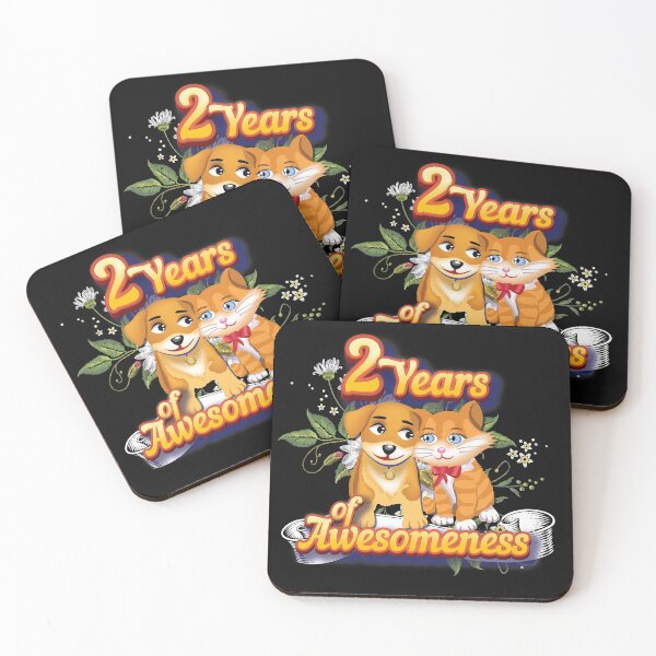 Item preview, 2 years of awesomeness! designed and sold by Cutebutfunny.
