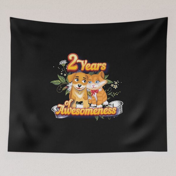 Item preview, 2 years of awesomeness! designed and sold by Cutebutfunny.