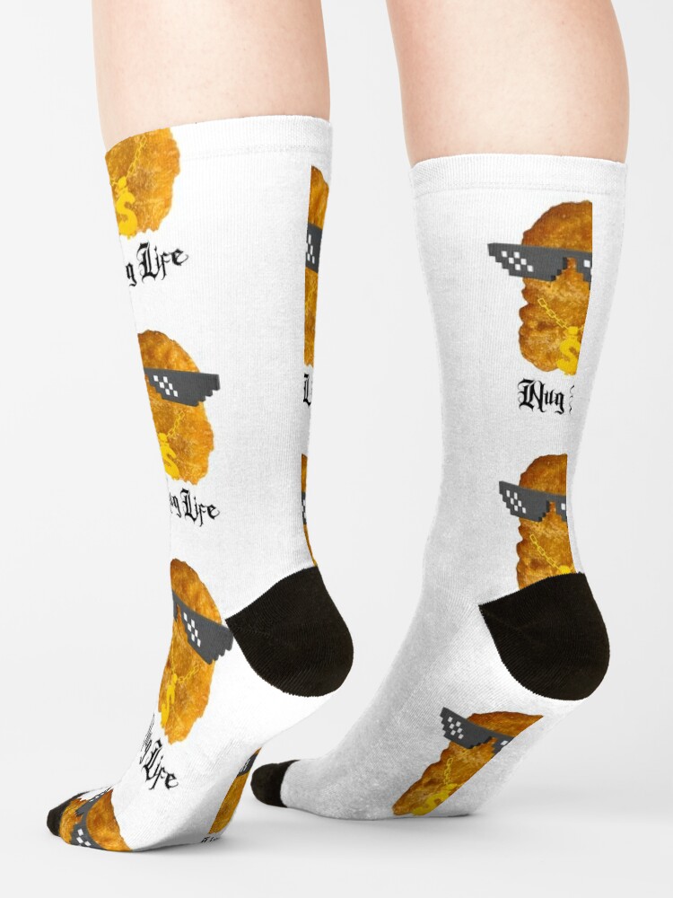 Copy of Nug Life McDonalds Chicken Nuggets Socks sold by Clint Johnson, SKU 41622830