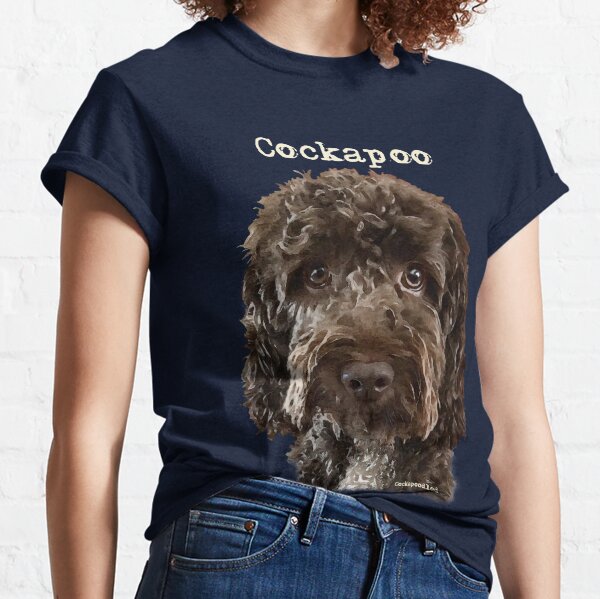 Item preview, Chocolate Brown Cockapoo Dog  designed and sold by Happy Dog Doodles.