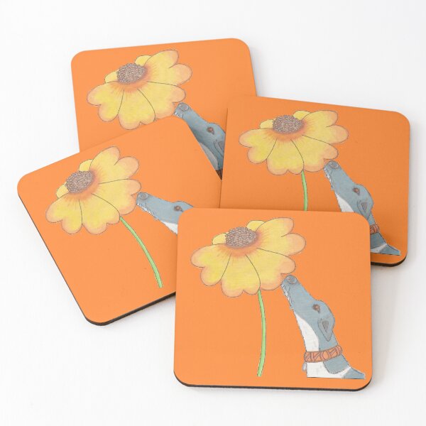 Item preview, Just Sniffing Sunshine - Orange background  designed and sold by JaneWrenArt.