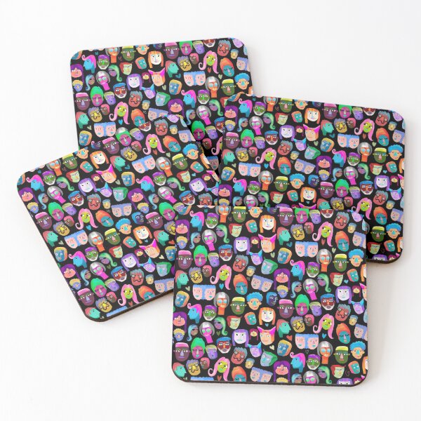 Item preview, Rainbow faces designed and sold by KarenEdward.