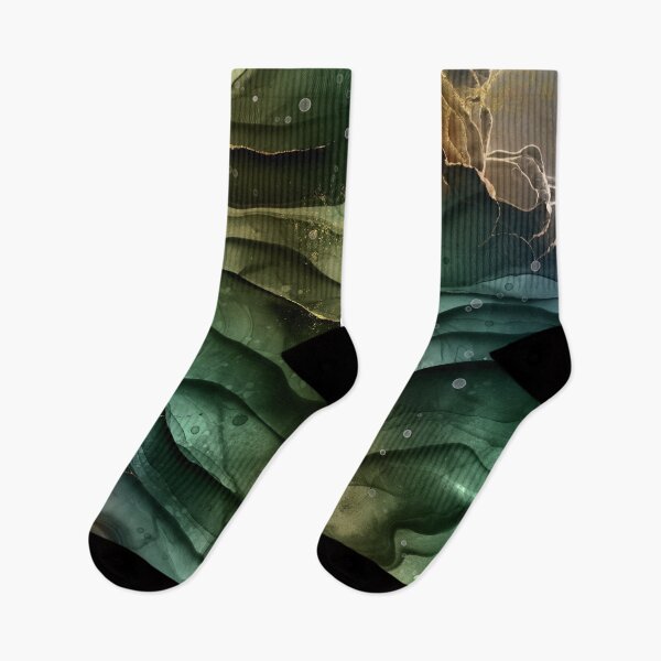 Item preview, Malachite Fluid Faux Marble Texture With Gold Veins V designed and sold by MysticMarble.