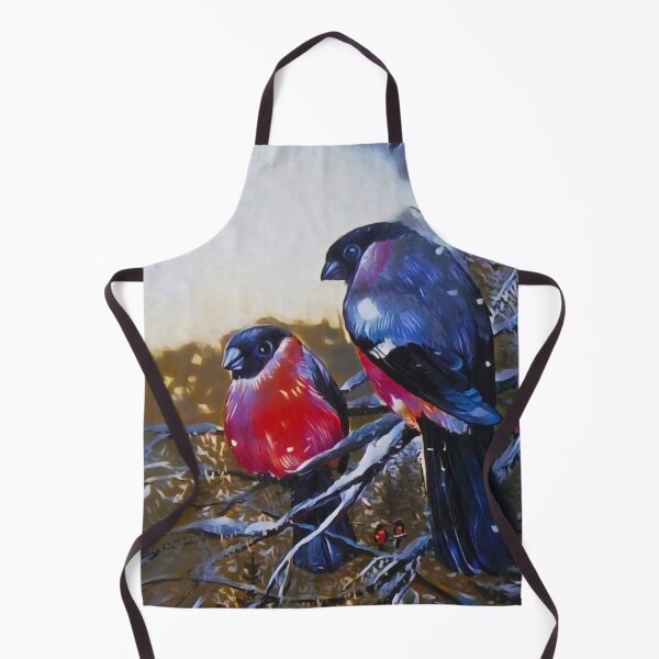 Item preview, Winter bullfinches designed and sold by helenkaiy.