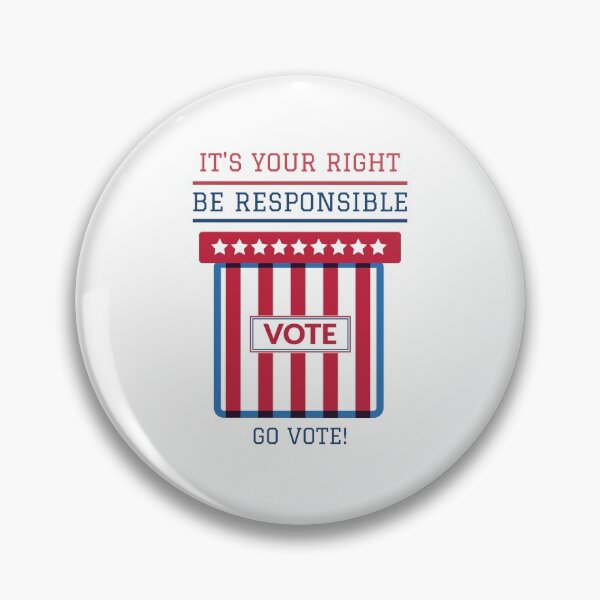 Item preview, Go Vote be responsible designed and sold by miminova.