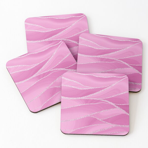 Item preview, Pink Blush Agate Faux Marble Landscape III designed and sold by MysticMarble.