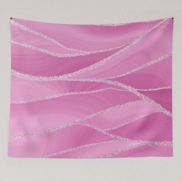 Item preview, Pink Blush Agate Faux Marble Landscape III designed and sold by MysticMarble.