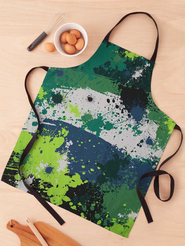 Camo Spray Paint Pattern Apron for Sale by drawbey