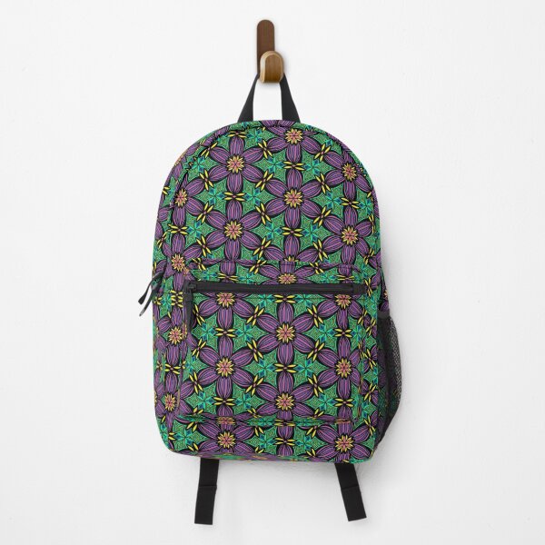 Item preview, Purple and Green Floral pattern designed and sold by GypsyDreamArt.