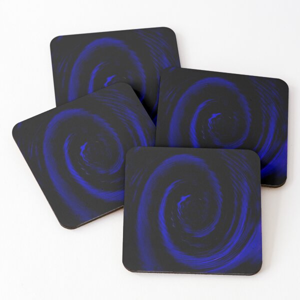 Item preview, Black and Blue Hole Abstract Digital Art designed and sold by WLHmedia.com .