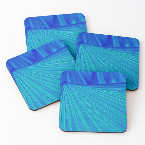 Item preview, Reimagined Tropical Biophilia - Fan Leaved Palm in Classic Blue and Turquoise designed and sold by Georgia Mizuleva.