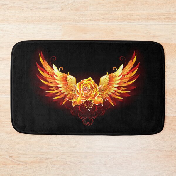 Item preview, Fire Rose with Wings designed and sold by Blackmoon9.