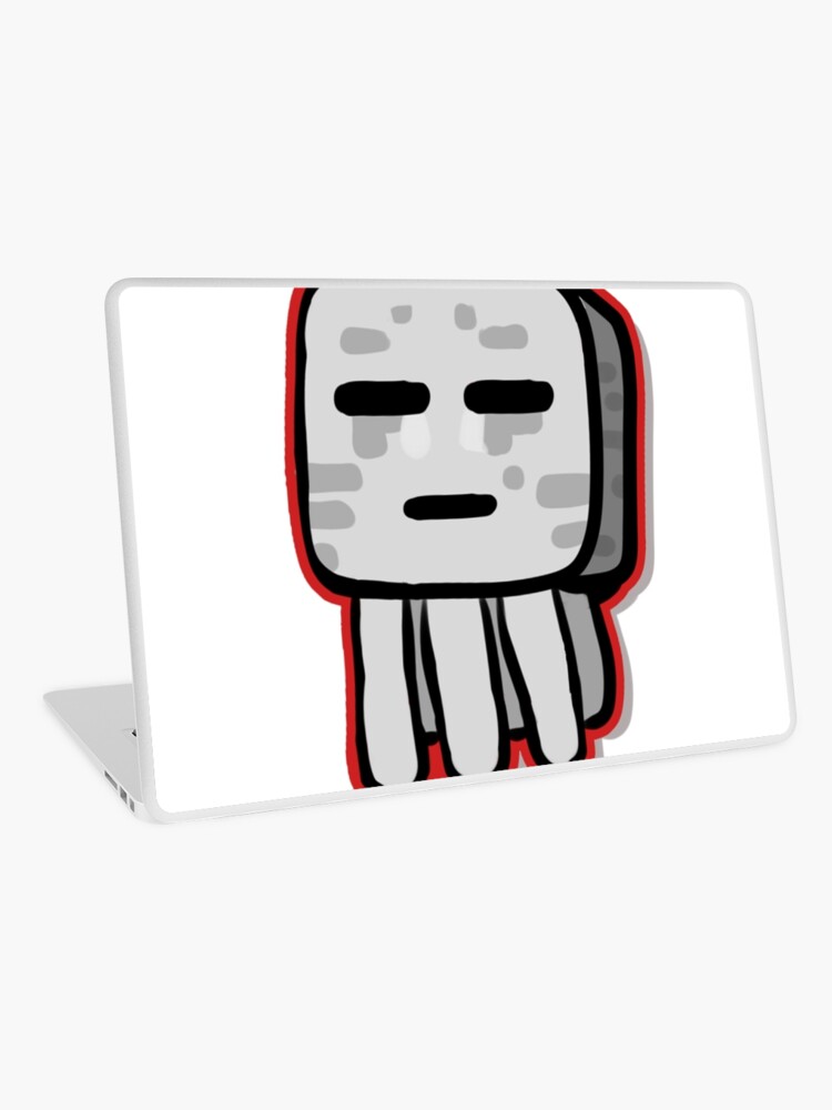 Minecraft Ghast Drawing Laptop Skin By Cristianvan Redbubble