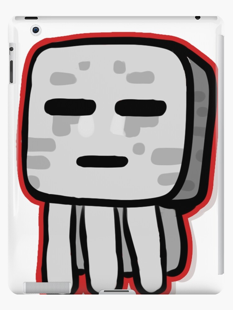 Minecraft Ghast Drawing Ipad Case Skin By Cristianvan Redbubble