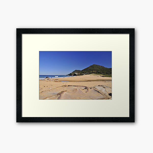 Stanwell Park Beach Framed Art Print