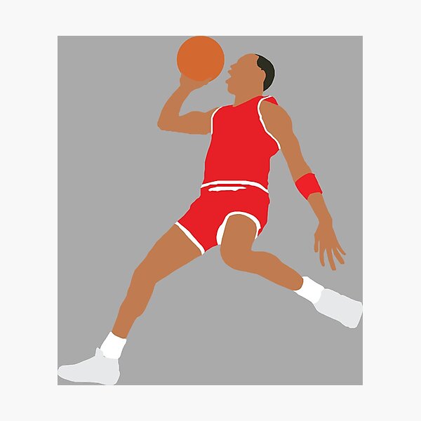 RUIYANMQ Canvas Picture Wall Art Basketball Poster Michael Jordan Flying  Dunk For Home Room Decor W77Ha 40X60Cm Frameless