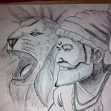 Does Shivaji look like a lion? | Book art drawings, Sketches easy, Art  drawings sketches simple