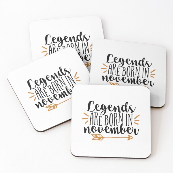 Item preview, Legends Are Born In November  designed and sold by YasDesign.
