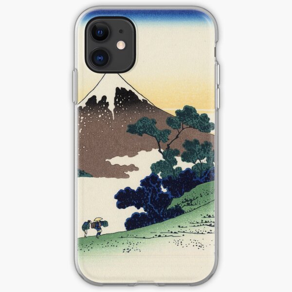 Hokusai Katsushika - Inume Pass iPhone Soft Case
