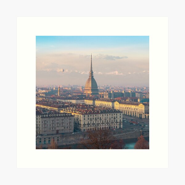 Item preview, Torino city Italy Cityscape - panoramic view landscape image designed and sold by Long Exposure.