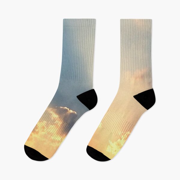 Item preview, Gold sunset with the sunrays and clouds designed and sold by ElenaGalaxyArt.