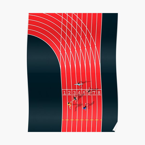 Finish Line Sprint Poster