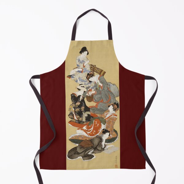 Artikelvorschau, Hokusai Katsushika - Fünf schöne Frauen entworfen und verkauft von artcenter.