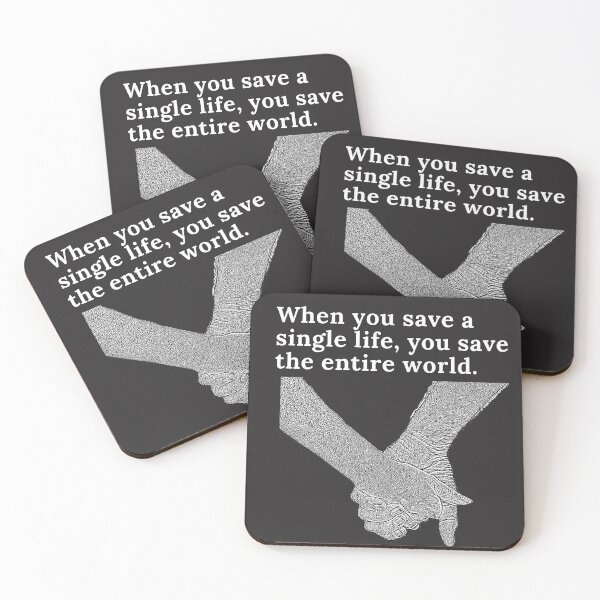 Item preview, When you save a single life, you save the entire world. designed and sold by Adi Chanda.