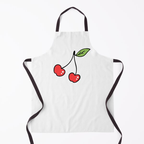 Item preview, Red cherries white background designed and sold by Jenmag.