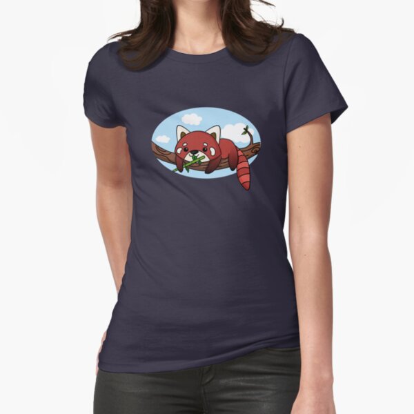 Panda rouge T-shirt moulant