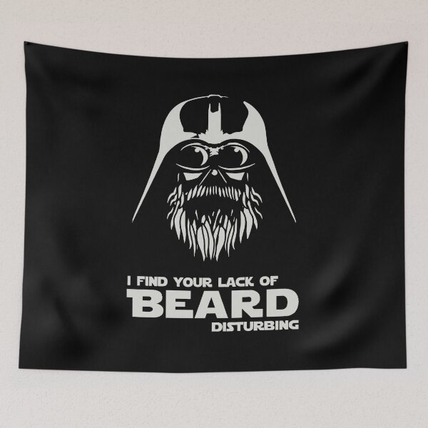 Item preview, I find your lack of beard disturbing - Funny beard lover Gift designed and sold by Teenation9.