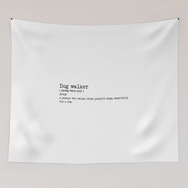 Item preview, Professional Dog walker dictionary definition and description designed and sold by bdws.
