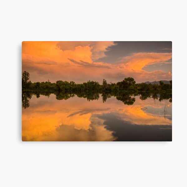 Wings Of Glory - Sawhill Ponds Sunset Canvas Print