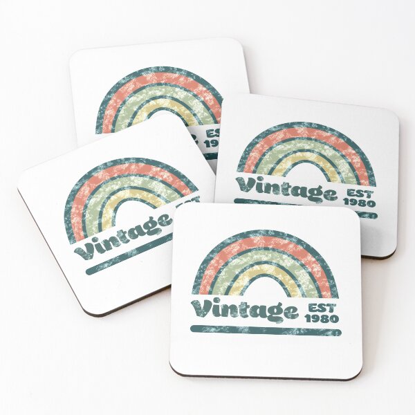Item preview, Vintage Fortieth Birthday 1980 Rainbow  designed and sold by Funful.