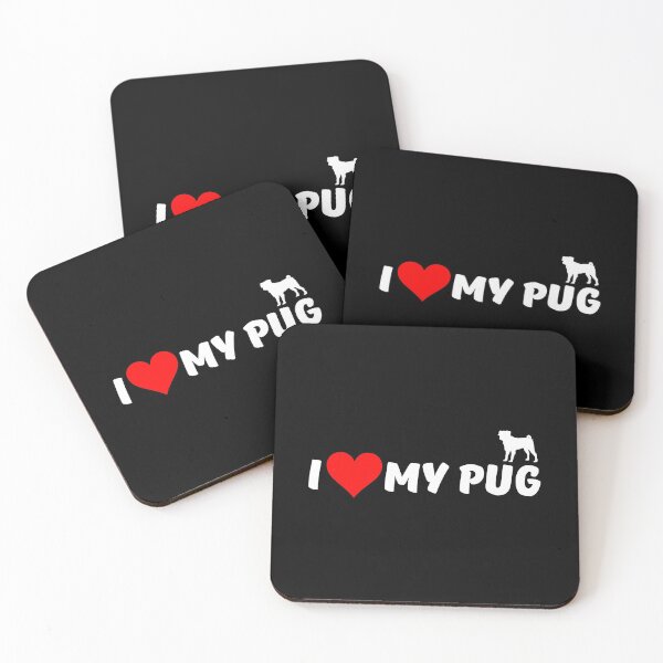 Item preview, I love my pug - Funny Pug lover Gift designed and sold by Teenation9.