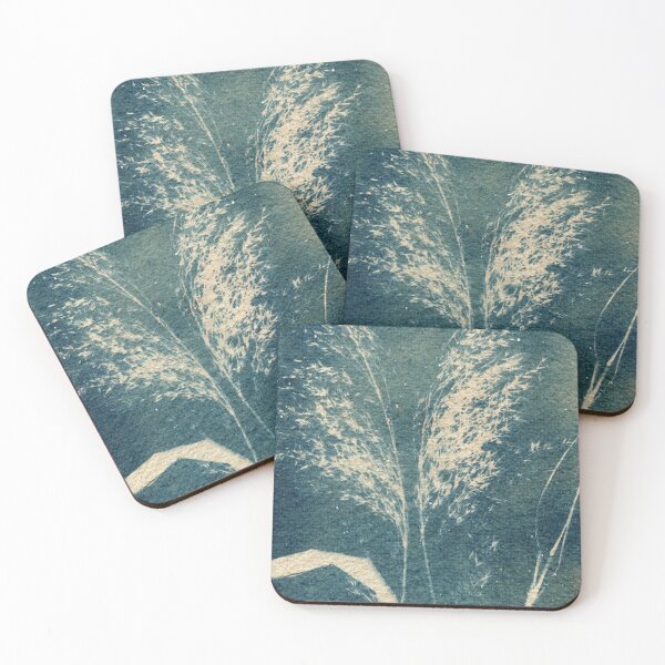 Item preview, Botanical blue floral vintage style handmade Cyanotype print 2020 ed. 12 designed and sold by KasparekFineArt.