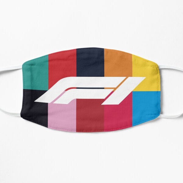 Formule 1 2020 Teams Colours Masque de sport automobile Masque sans plis