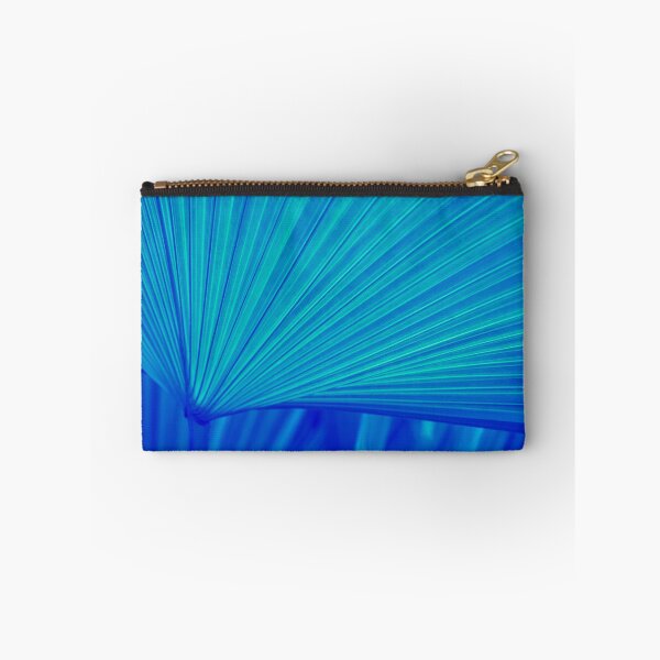 Item preview, Reimagined Tropical Biophilia - Fan Leaved Palm in Classic Blue and Turquoise - Alternative Variant designed and sold by Georgia Mizuleva.