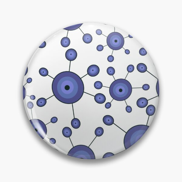 Item preview, Scandi Blue Particles designed and sold by DecorartByNJ.