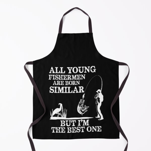 Item preview, All young fishermen are born similar but, I'm the best one - Funny fisherman Gift designed and sold by Teenation9.