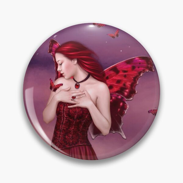 Item preview, Garnet Birthstone Fairy designed and sold by silverstars.