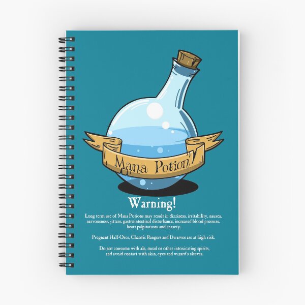 Item preview, Mana Potion designed and sold by SideQuest - Scribbled Chaos!.
