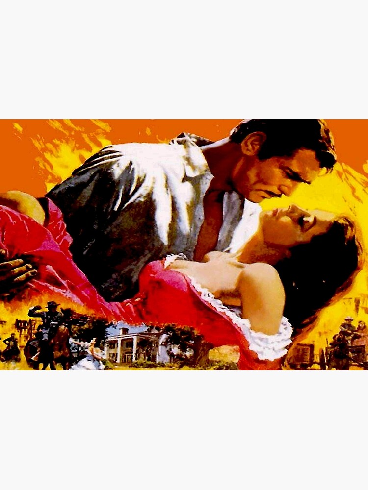 GONE WITH THE WIND : Vintage Civil War Movie Advertising Print by posterbobs