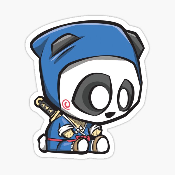 Ninja Panda Sticker