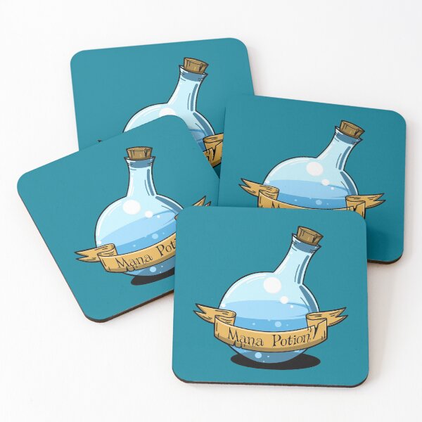 Item preview, Mana Potion designed and sold by SideQuest - Scribbled Chaos!.