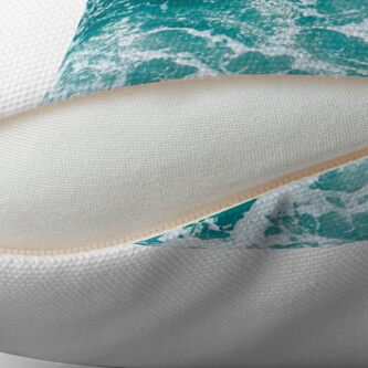 Alternate view of Deep blue aqua Floor Pillow