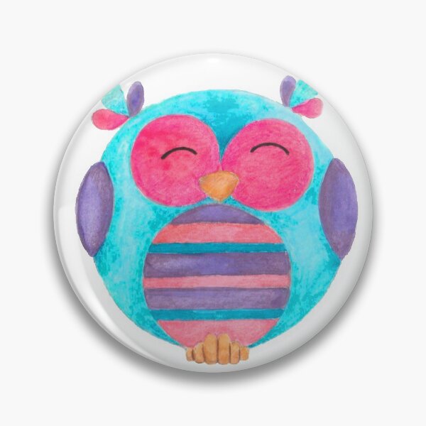 Item preview, Maya the happy striped owl designed and sold by SamfireHandmade.