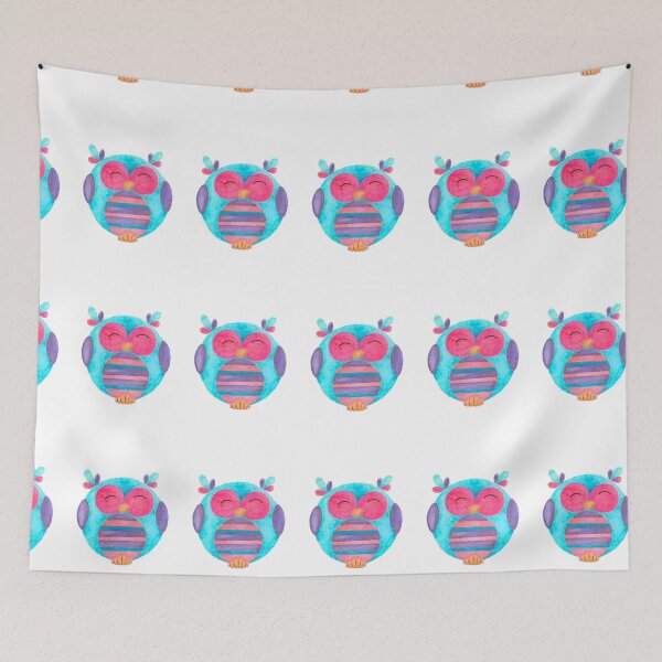 Item preview, Maya the happy striped owl designed and sold by SamfireHandmade.